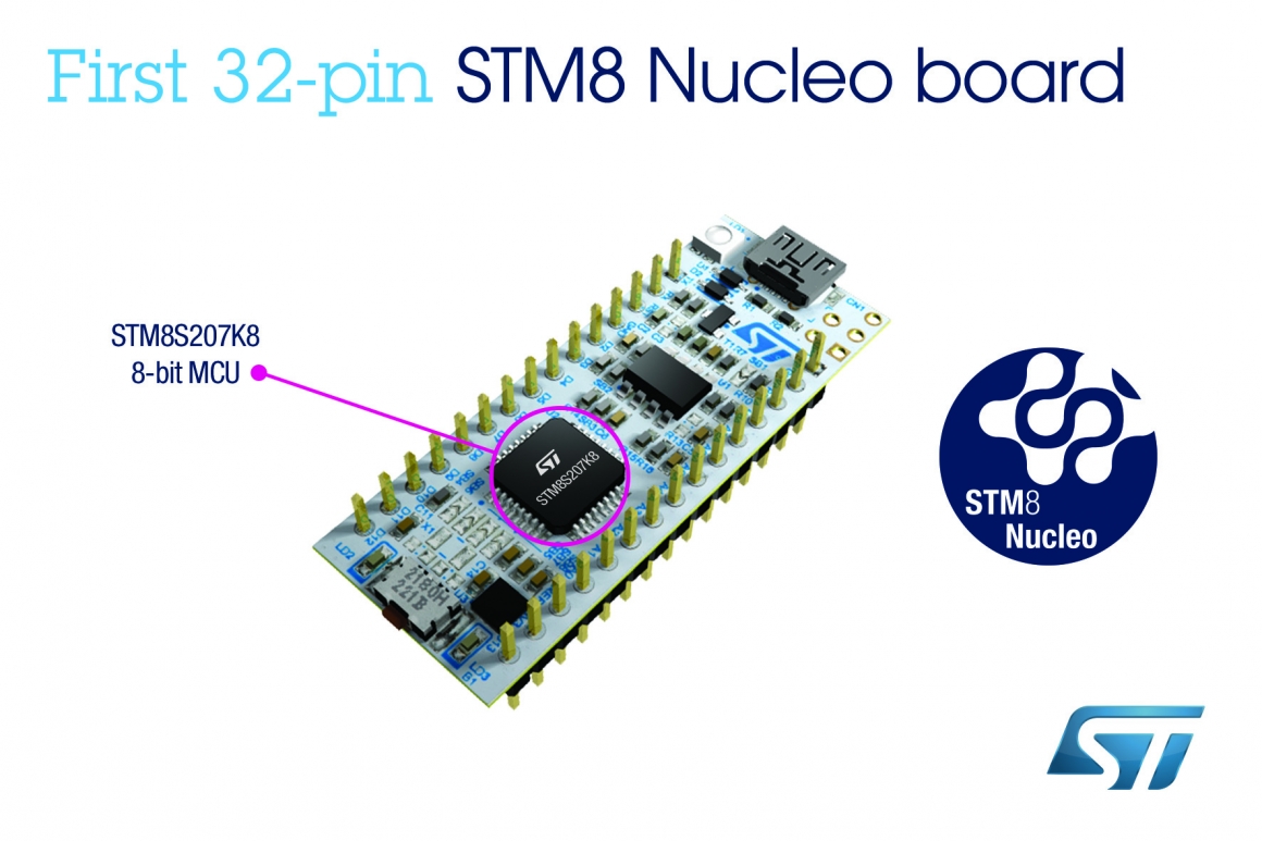 ST新闻稿2019年12月5日——意法半导体推出经济好用的STM8 Nucleo-32开发板 ST新闻稿2019年12月5日——意法半导体推出经济好用的STM8 Nucleo-32开发板