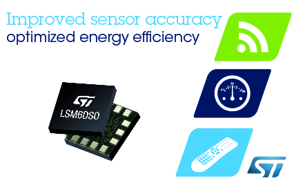 ST新闻稿10月30日——意法半导体(ST)推出Always-On惯性测量单元提高测量精度 优化系统功耗