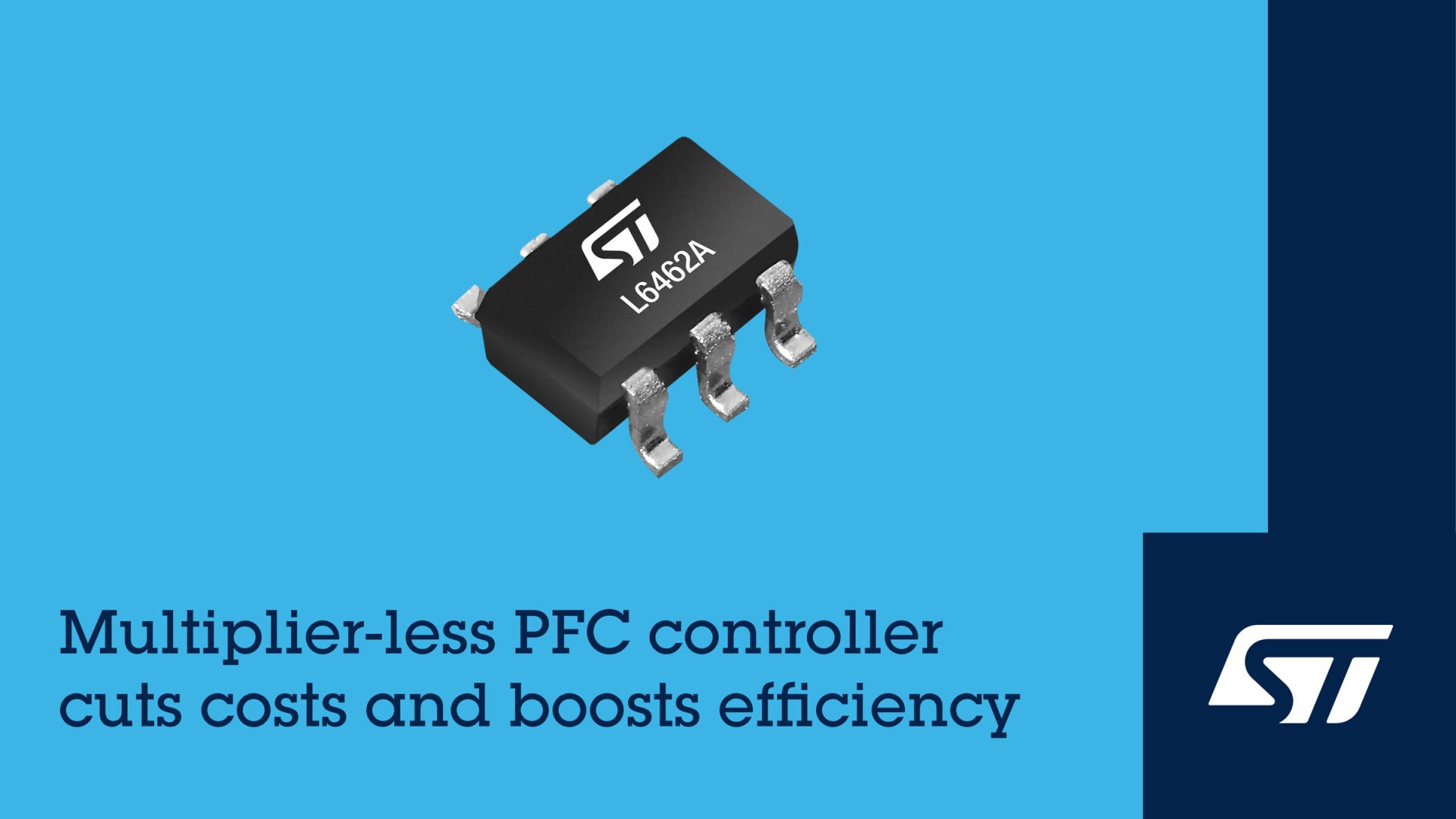 意法半導體推出無乘法器 PFC 控制器以更精簡電路兼顧成本與能源效率 意法半導體推出無乘法器 PFC 控制器以更精簡電路兼顧成本與能源效率